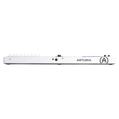 Arturia KeyLab Essential 49 mk3 MIDI Controller, White Bundle w/Pig Hog MIDI Cable, USB Cable & Liquid Audio Polishing Cloth image 3