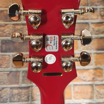 Epiphone 2014 Les Paul Standard Cherry Red image 4