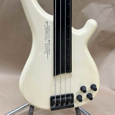Tune Bass Maniac TB-043 Piezo Extended Fingerboard - White | Reverb