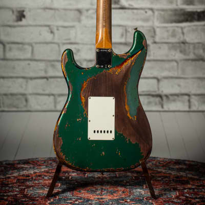 Fender ’57 Super Heavy Relic Strat - Faded Sherwood Green/Sunburst image 23