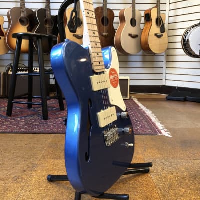 Squier Paranormal Cabronita Telecaster Thinline Lake Placid Blue w/Maple Fingerboard image 2