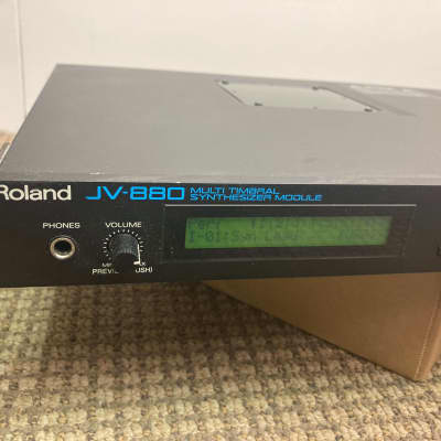 Roland JV-880 Multi Timbral Synthesizer Module 1992 - Black