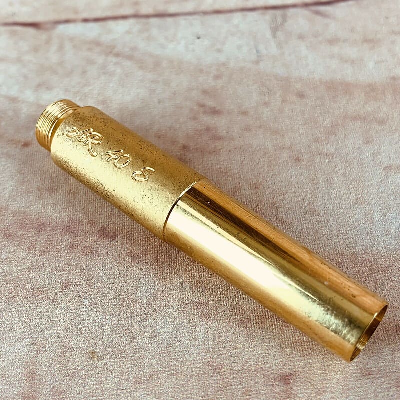 AR Resonance Gold Plated Trumpet Mouthpiece Shank AR40S Reverb