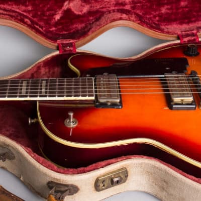 Guild  M-75 BluesBird Thinline Hollow Body Electric Guitar (1968), ser. #DD-184, period hard shell case. image 14