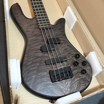 Spector NS Pulse II 4 String Electric Bass Guitar Black Stain Matte B Stock image 7