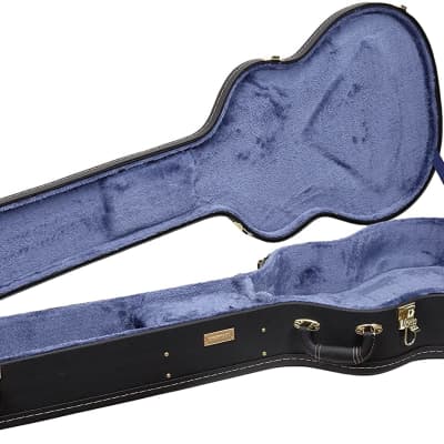Crossrock Acoustic Bass Guitar Hard Case, Vinyl Leatherette With a Semi-Vintage Look, Black image 3