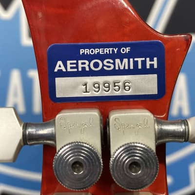 Philippe Dubreuille Brad Whitford’s Aerosmith, Double Cut Authenticated! (#132) Red image 3