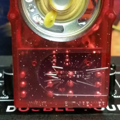 Smokey Amps Mini Amp 9V Battery Operated  Red Sparkle image 1
