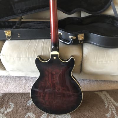 Ibanez Artstar 153QA-DBS 2017 Dark Brown Sunburst semi-hollow electric guitar image 2