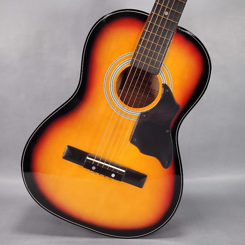 Harmony H0401P Vintage Acoustic Guitar 1980s - Sunburst | Reverb