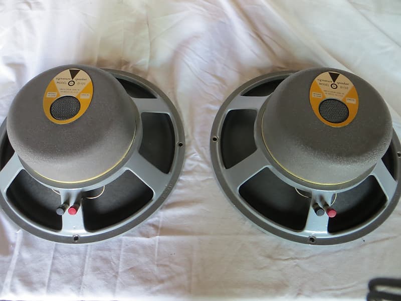 JBL D131  12 inch 8 ohm 1960's pair reconed with D120 kit Jerry Garcia Duane Allman  sn 16712, 16714 image 1