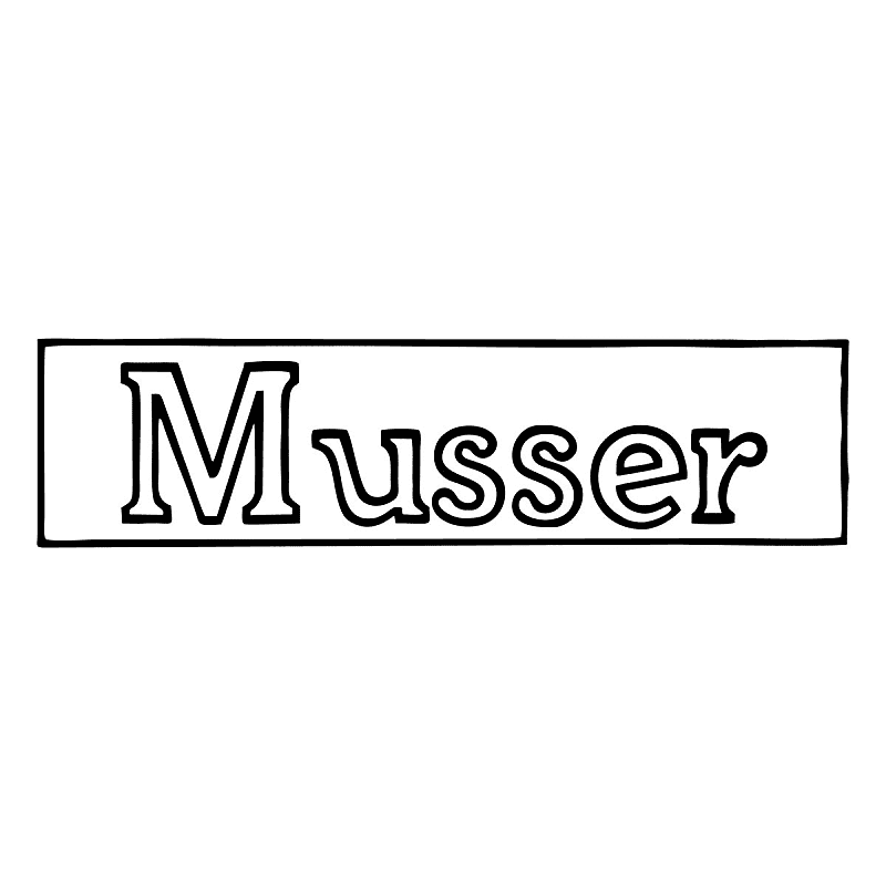 Musser Logo-'60s Outline | Reverb