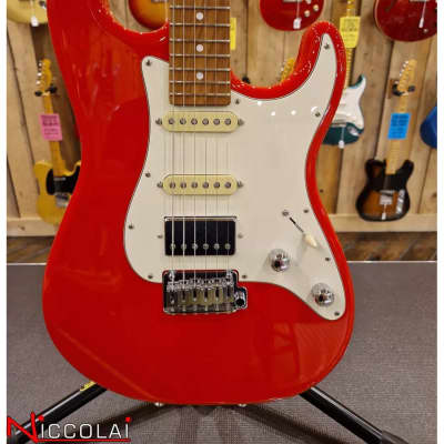 Schecter Traditional Route 66 SANTA FE H/S/S Sunset Red image 2
