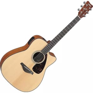 Yamaha FGX700SC Solid Top Cutaway Acoustic/Electric Guitar