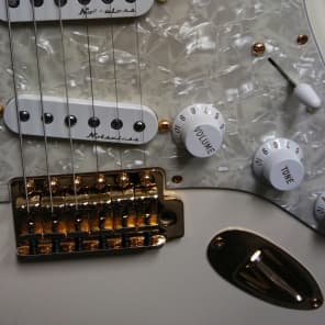 Fender Deluxe Series FSR Milonga Stratocaster 2005 Olympic White Free Ship! image 5