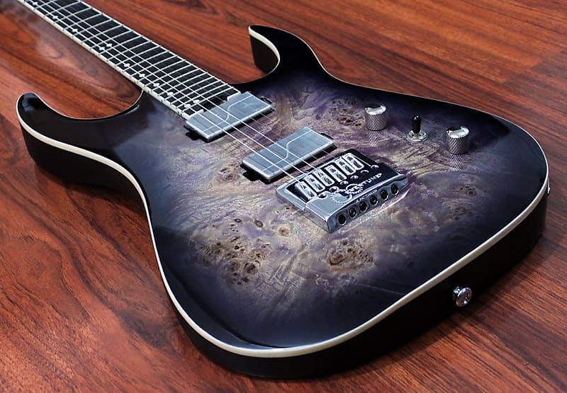 Halo MERUS 6-string Guitar with EVERTUNE 🤘🏻 Fishman Fluence Modern, Transparent Purple imagen 1
