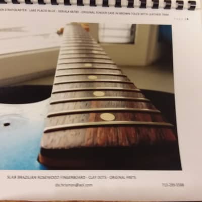 1960 Fender Lake Placid Blue Stratocaster - ALL ORIGINAL - OHSC image 14