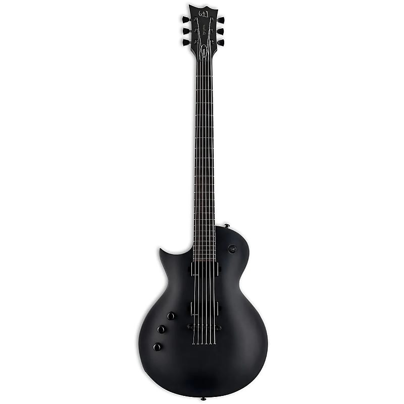 ESP LTD EC-1000 BARITONE LH B Charcoal Metallic Satin CHMS Left Handed Electric Guitar B-STOCK EC1000 - KOREA image 1