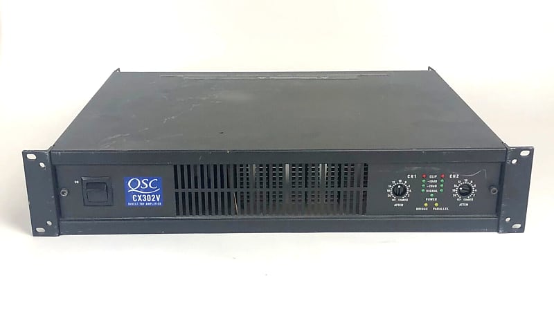 CX302V QSC パワーアンプ DIRECT 70V AMPLIFIER QSC CX302V 2-Channel Powered Amplifier, 200W, 70V Output