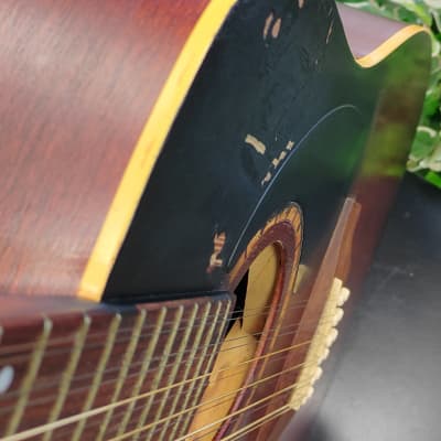 Art & Lutherie 12-String Cedar Antique Burst Acoustic Guitar w/ Hard Case image 16