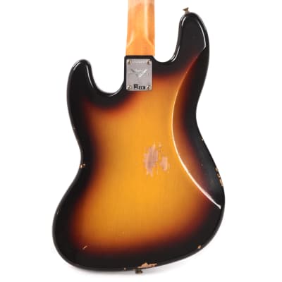Fender Custom Shop 1962 Jazz Bass Relic 3-Color Sunburst (Serial #CZ576892) image 3