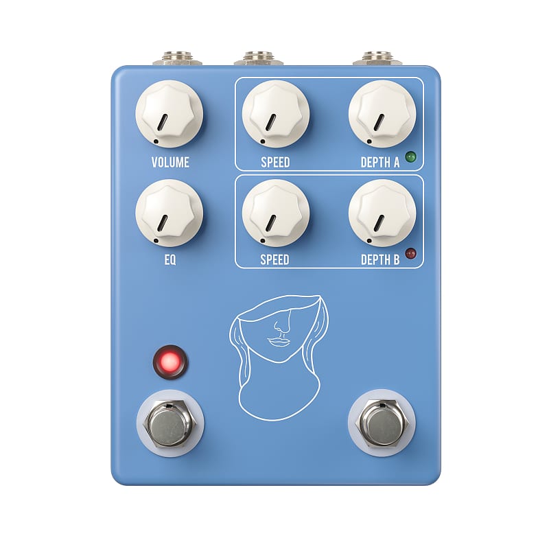 JHS Artificial Blonde Madison Cunningham Signature Stereo Vibrato Effects Pedal