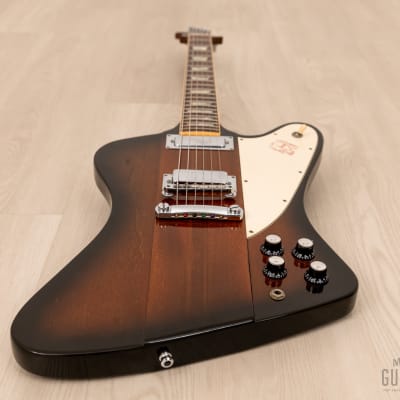 1996 Gibson Firebird V Vintage Sunburst 100% Original w/ Banjo Tuners, Case image 10