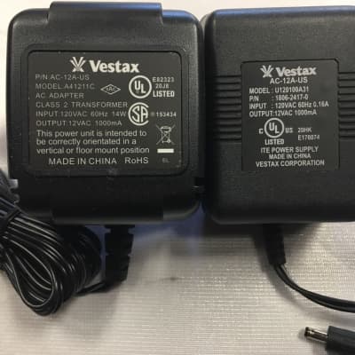 Generic replacement for Vestax AC-12A Power Adapter for many mixers etc image 3