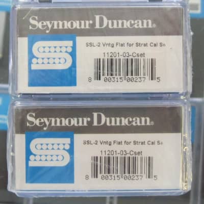 Seymour Duncan Vintage Flat for Strat Pickups SSL-2 Calibrated Set image 2