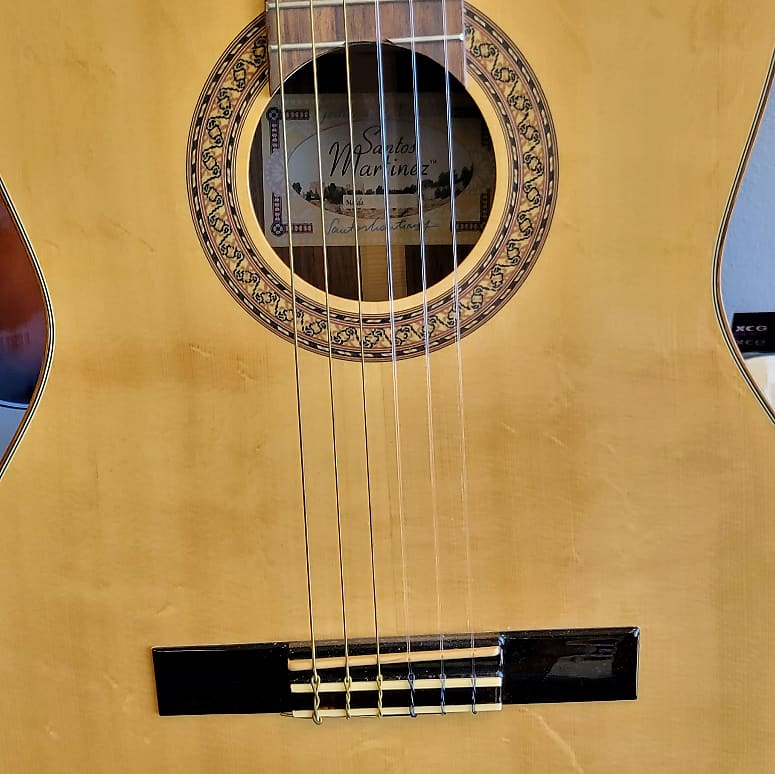 Santos martinez guitar top