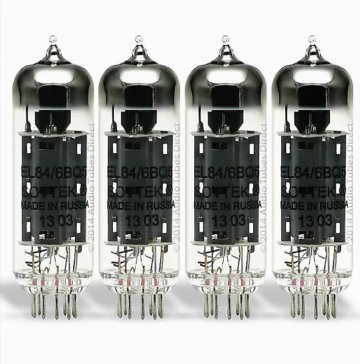 New Sovtek EL84 6BQ5 power tubes matched quad Vox Ac30 Dr Z Mesa