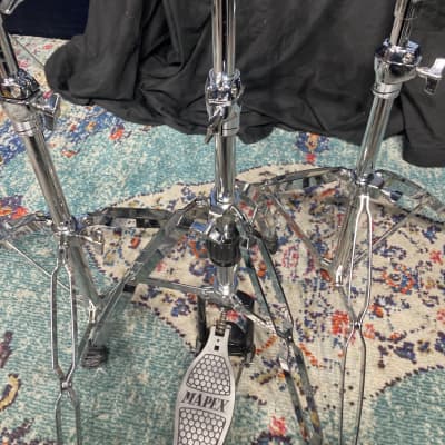 Mapex 500 Series 3-Piece Cymbal Stand Set 2000s - Chrome image 4