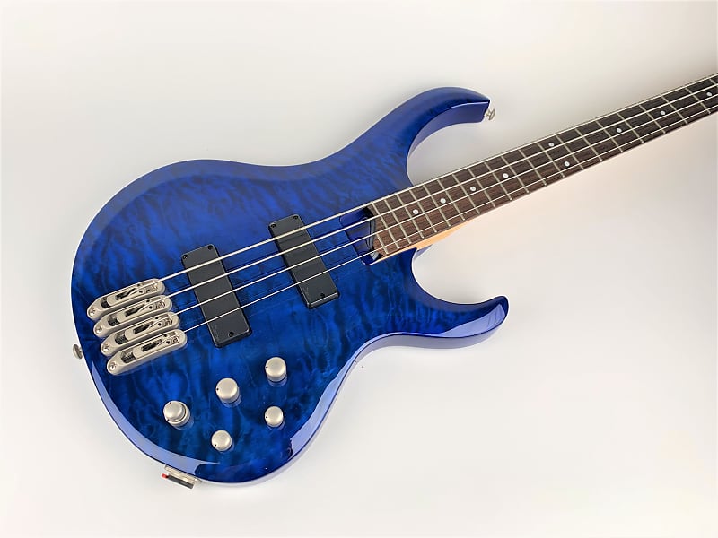 Ibanez BTB 400QM Transparent Blue | Reverb