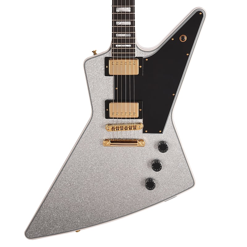 Gibson Custom Shop Explorer Custom "CME Spec" Silver Sparkle VOS (Serial #CS500194) image 1
