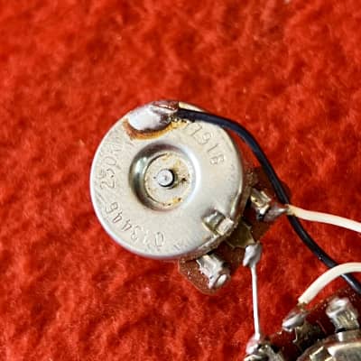 Fender Stratocaster wiring harness pots switch 1979 - CTS 250k original vintage USA image 3
