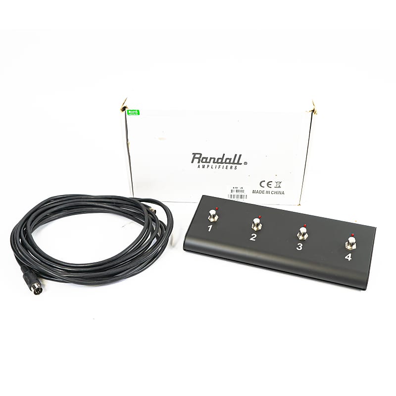 Randall RF4 4-Button Universal MIDI Footswitch for Guitar Amplifier Head image 1