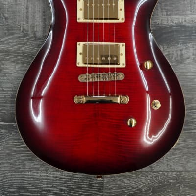 AIO Wolf W400 Electric Guitar - Red Burst image 2