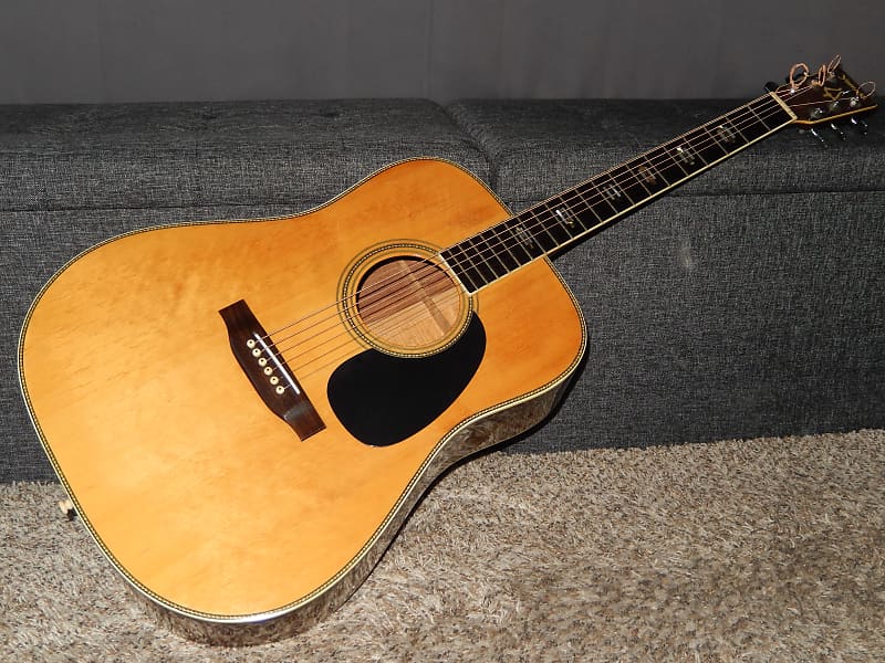 MADE IN JAPAN 1974 - YAMAKI YW50 - ABSOLUTELY AMAZING - MARTIN D45 STYLE -  ACOUSTIC GUITAR