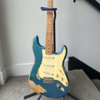 Fender American Vintage '57 Stratocaster 1990s - Relic Blue image 1