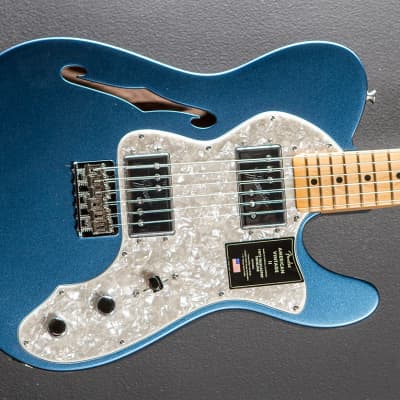 Fender American Vintage II 1972 Telecaster Thinline - Lake Placid Blue for sale