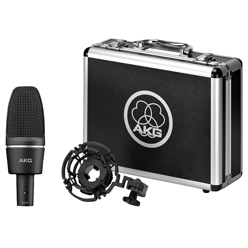AKG C3000 Large Diaphragm Studio Recording Condenser Microphone Mic w/Shockmount image 1