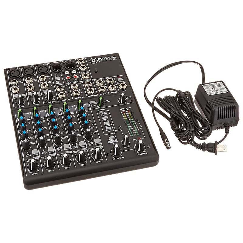 Mackie - 802VLZ4, 8-channel Ultra Compact Mixer with High Quality Onyx Preamps image 1
