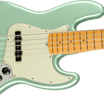 Fender American Professional II Jazz Bass V Maple Fingerboard - Mystic Surf Green-Mystic Surf Green image 7