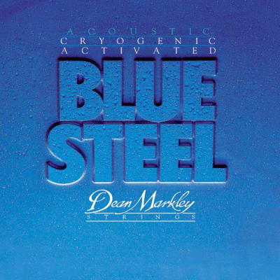 Dean Markley 2034 Blue Steel Light Acoustic Guitar Strings (11-52) image 1