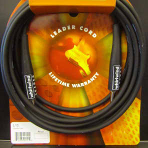 Whirlwind L15 Leader Standard 1/4" TS Instrument Cable Straight/Straight - 15'