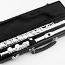 Gemeinhardt 2SP Closed Hole Offset G Student Flute w/Hardshell Case & Cleaning Rod - Silver Plated