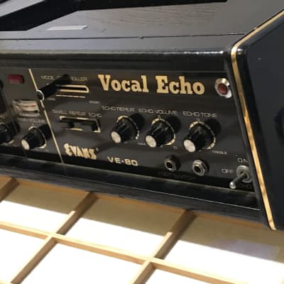 Evans Vocal echo VE-80 1970's, a la Roland Space Echo RE-2 type, Hainbach REAL Magnetic Tape Delay image 2