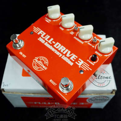 Fulltone Custom Shop FD-3 Full Drive 3 20th Anniversary Edition Dual  Overdrive Pedal