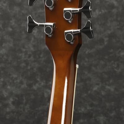 Ibanez AEB105E 5-String Acoustic Electric Bass Guitar Natural High Gloss image 6