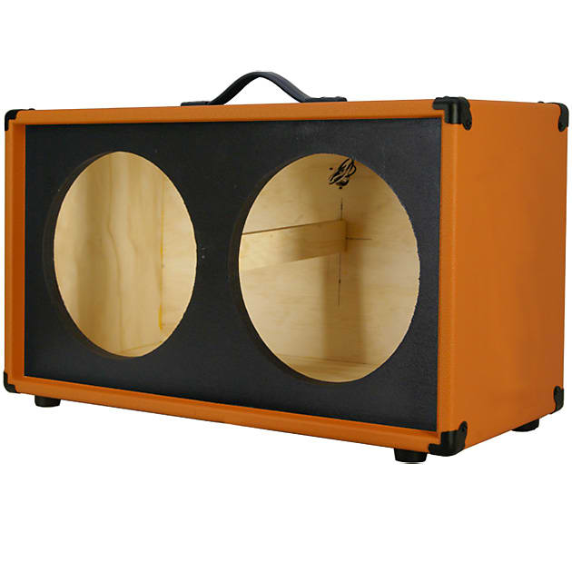 2X12 guitar speaker empty cabinet bronco Orange tolex